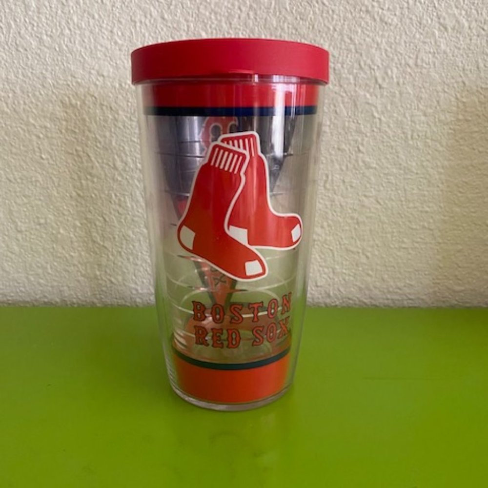 Tervis 16oz Boston Red Sox cup with lid
